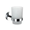 Kielle Aura - Tandenborstelhouder, Mat Glas/chroom 40002010 -Badkamerartikelen Winkel 003daba8cc3a5581659cae28