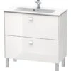 Duravit Brioso - Compact Wastafelonderkast 835x820x389 Mm, 2 Lades, Glans Wit BR440702222