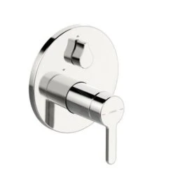 Hansa Designo - Afdekset Voor Badkraan, Met Omstelkraan Voor 2 Functies, Chroom 81119563