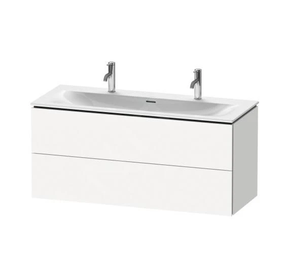 Duravit L-Cube - Wastafelonderkast 550x1220x481 Mm, 2 Laden, Wit Mat LC630901818 3 Duravit L-Cube - Wastafelonderkast 550x1220x481 Mm, 2 Laden, Wit Mat LC630901818