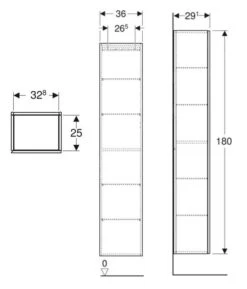 Geberit ONE - Hoge Kast 180x36x29 Cm, 1 Deur, Scharnieren L/R, Eikenhout 505.083.00.5 5 Geberit ONE - Hoge Kast 180x36x29 Cm, 1 Deur, Scharnieren L/R, Eikenhout 505.083.00.5 -Badkamerartikelen Winkel 04372e9917ef6e97f66efad9