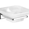 Sapho Gedy Colorado - Zeepschaal Met Houder, Melkglas/chroom 6911 -Badkamerartikelen Winkel 05160ba655973e0376b884d0