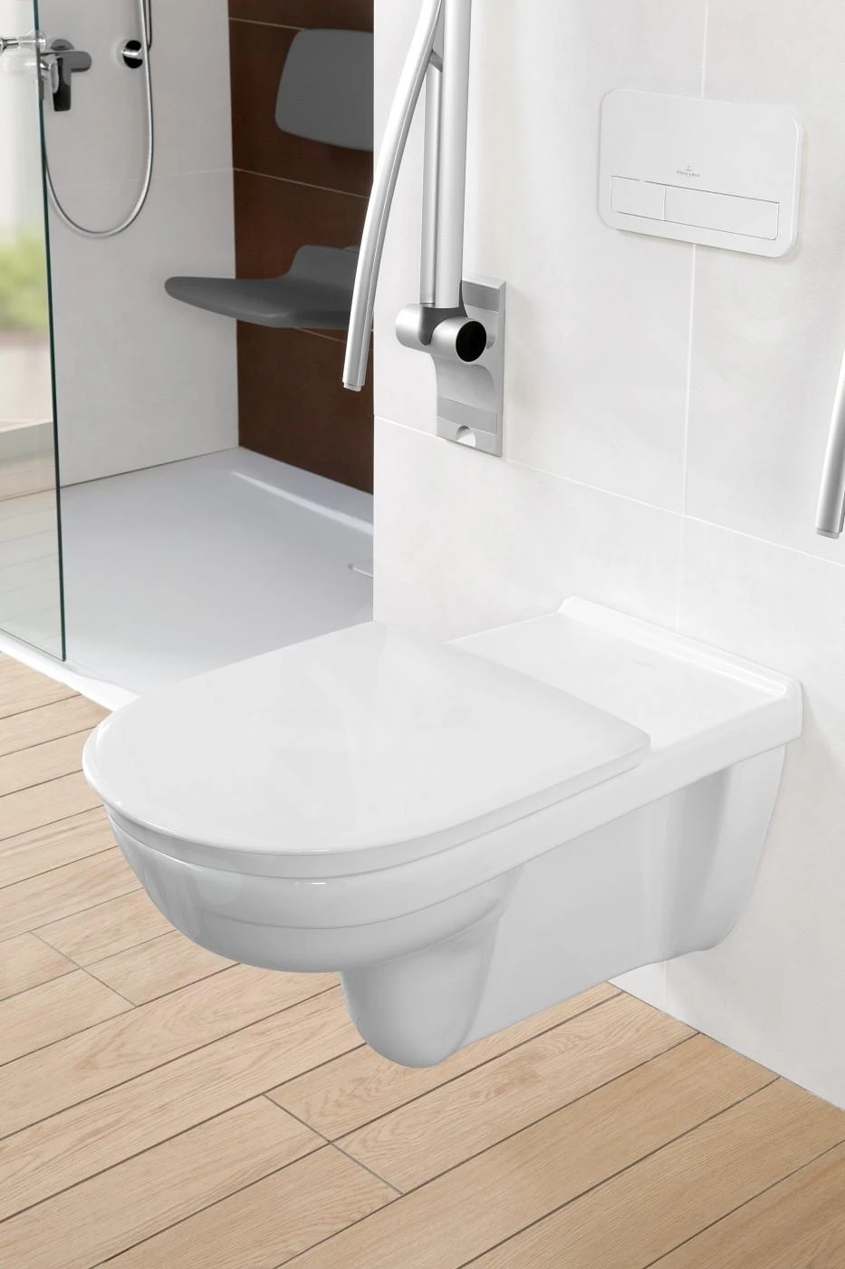 Villeroy & Boch ViCare - WC-zitting, SoftClose, QuickRelease, AntiBac, Alpine Wit 9M67S1T1 5 Villeroy & Boch ViCare - WC-zitting, SoftClose, QuickRelease, AntiBac, Alpine Wit 9M67S1T1 - Afbeelding 3