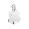 Kielle Vega - Zeepdispenser Met Houder, Mat Glas/chroom 40118010 -Badkamerartikelen Winkel 08687bbbe5cc964973c89a56
