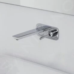Hansgrohe PuraVida - Afdekset Wastafelkraan, Wit/chroom 15084400 -Badkamerartikelen Winkel 095a75a15062bf330bc82329