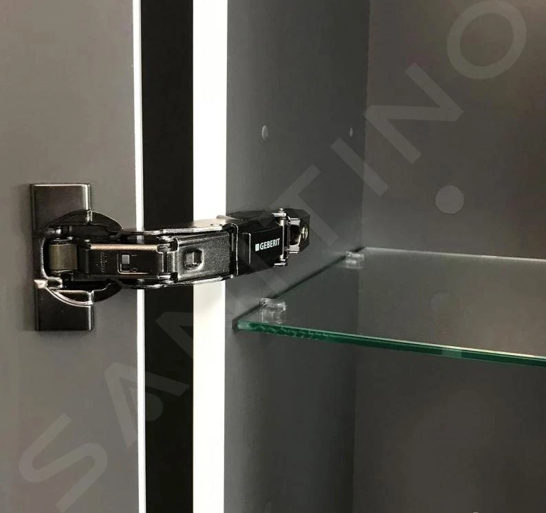 Geberit Smyle Square - Hoge Badkamerkast 1180x360 Mm, Noot 500.361.JR.1 7 Geberit Smyle Square - Hoge Badkamerkast 1180x360 Mm, Noot 500.361.JR.1 - Afbeelding 5
