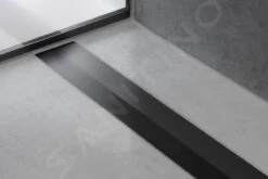 Hansgrohe RainDrain Flex - Douchegoot Met Rvs Rooster 1200, Te Plaatsen In De Ruimte, Inkortbaar, Mat Zwart 56047670 -Badkamerartikelen Winkel 0f2033db2d2551130394b86a