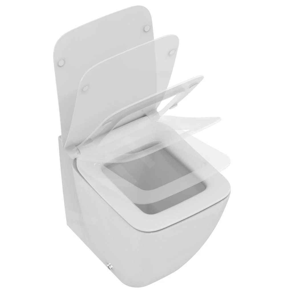 Ideal Standard Strada II - Staand Toilet Met Wc Bril SoftClose, AquaBlade, Wit T359801 5 Ideal Standard Strada II - Staand Toilet Met Wc Bril SoftClose, AquaBlade, Wit T359801 - Afbeelding 3