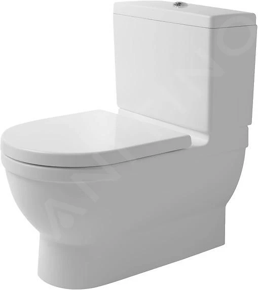 Duravit Starck 3 - Duoblokpot Big Toilet, Wit 2104090000 3 Duravit Starck 3 - Duoblokpot Big Toilet, Wit 2104090000