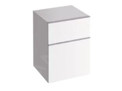 Geberit ICon - Onderbouw Zijkast Met 2 Laden 450x600 Mm, Mat Wit 841045000