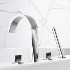 Steinberg 280 - Badrandkraan, 4-gats Installatie, Chroom 280 2400 -Badkamerartikelen Winkel 1d13aac8db6d4e099887416e