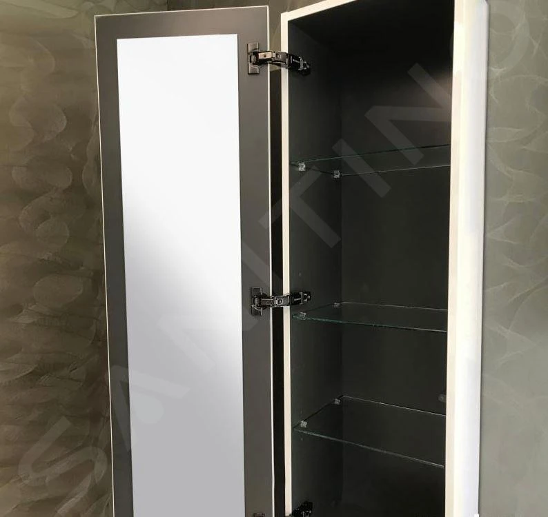 Geberit Smyle Square - Hoge Badkamerkast 1180x360 Mm, Noot 500.361.JR.1 5 Geberit Smyle Square - Hoge Badkamerkast 1180x360 Mm, Noot 500.361.JR.1 - Afbeelding 3