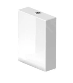Duravit Viu - Spoelreservoir 485x375x130 Mm, Aansluiting Aan De Zijkant, Dual Flush, Met WonderGliss, Alpine Wit 09420000851