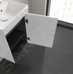 Villeroy & Boch Collaro - Wastafelonderkast, 410x546x344 Mm, 1 Deur, Scharnieren Rechts, Glossy White C00501DH -Badkamerartikelen Winkel 22b5d4c3ce96c6e64dbcf1df