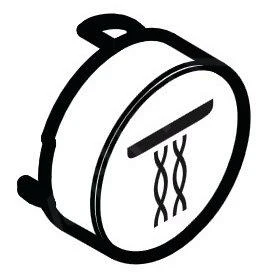 Hansgrohe Toebehoren - Select-knop Whirl, Wit 92575450 3 Hansgrohe Toebehoren - Select-knop Whirl, Wit 92575450