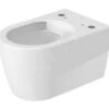 Duravit ME By Starck - Wandcloset Voor SensoWash Bidetbril, Rimless, Met WonderGliss, Alpine Wit 25295900001 -Badkamerartikelen Winkel 2aa9ef2d6f736c35c399b270