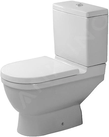 Duravit Starck 3 - Duoblokpot, Met WonderGliss, Wit 01260100001 3 Duravit Starck 3 - Duoblokpot, Met WonderGliss, Wit 01260100001