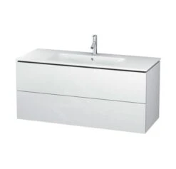 Duravit L-Cube - Wastafelonderkast 550x1220x481 Mm, 2 Laden, Wit Mat LC624301818