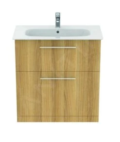 Ideal Standard I.Life A - Wastafelonderkast, 800x440x853 Mm, 2 Laden, Eikenhout T5274NX -Badkamerartikelen Winkel 392799ac790d800caf038d58