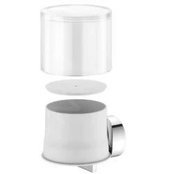 Keuco Reva - Zeepdispenser Met Houder, Mat Glas/chroom 12852019000 -Badkamerartikelen Winkel 3ab83bf21114caa1f6ed3238