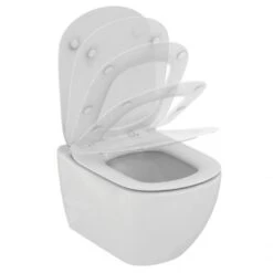 Ideal Standard ProSys - Toiletset- Inbouwreservoir, Closet, WC-zitting Tesi, Oleas M1 Bedieningsplaat, Aquablade, Softclose, Wit ProSys80M SP76 -Badkamerartikelen Winkel 3b1bfc7141f172361a1adb82