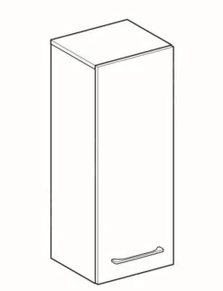 Geberit Selnova Square - Spiegelkast 850x330x297 Mm, 1 Deur, Glanzend Wit 501.276.00.1 -Badkamerartikelen Winkel 3c160545874b9c8987e1b1ae