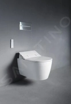 Duravit ME By Starck - Wandcloset Voor SensoWash Bidetbril, Rimless, Met WonderGliss, Alpine Wit 25295900001 -Badkamerartikelen Winkel 3d0c9939c91ba334fe4b3561