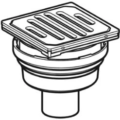 Geberit Varino - Vloerput Verticaal, D 50 Mm 388.033.00.1 -Badkamerartikelen Winkel 42faf255dc298121b77182d3