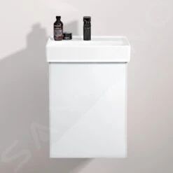 Villeroy & Boch Collaro - Wastafelonderkast, 410x546x344 Mm, 1 Deur, Scharnieren Rechts, Glossy White C00501DH -Badkamerartikelen Winkel 4332f80310aa47dd127fce4d