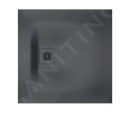 Duravit Sustano - Douchebak, 800x800 Mm, DuraSolid, Mat Donkergrijs 720269650000000
