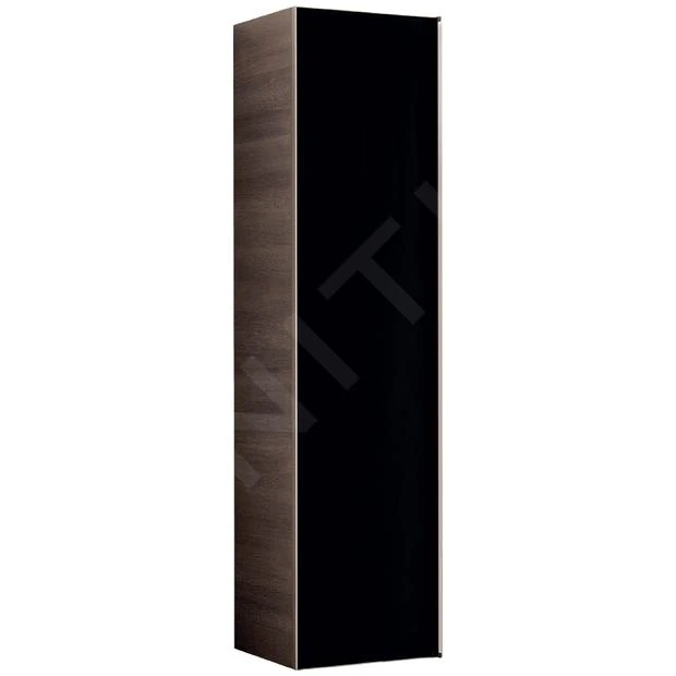 Geberit Citterio - Hoge Badkamerkast 1600x400 Mm, Glanzend Zwart/eik Grijsbruine 500.554.JJ.1 3 Geberit Citterio - Hoge Badkamerkast 1600x400 Mm, Glanzend Zwart/eik Grijsbruine 500.554.JJ.1