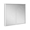 Keuco Royal Match - Spiegelkast Met LED-verlichting, Inbouw, 800x700x149 Mm, Zilver Geanodiseerd 12812171311