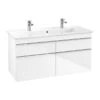 Villeroy & Boch Venticello - Wastafelkast, 1153x590x502 Mm, 4 Laden, Glosy White A92901DH -Badkamerartikelen Winkel 489b2528367d669f98c229ab