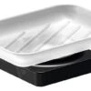 Sapho Zen - Zeepschaal Met Houder, Melkglas/zwart 166459 -Badkamerartikelen Winkel 4dad1279d02b17675ffb1eb7