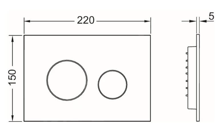 Tece TECEloop - Bedieningsplaat, Wit 9240920 4 Tece TECEloop - Bedieningsplaat, Wit 9240920 - Afbeelding 2