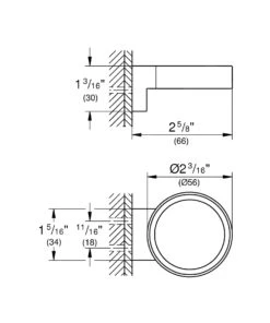 Grohe Selection - Glashouder, Hard Graphite 41027A00 -Badkamerartikelen Winkel 5001806f8a2399c6e91b9914 2