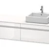Duravit Ketho - Wastafelonderkast 426x1400x550 Mm, Rechts, 2 Laden, Glanzend Wit KT6697R2222