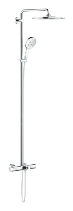Grohe Rainshower SmartActive - Doucheset 310 Met Opbouw Badthermostaat, 9,5 L/min, 3jet, Chroom 26657000