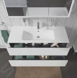 Duravit L-Cube - Wastafelonderkast 550x1220x481 Mm, 2 Laden, Wit Mat LC624301818 -Badkamerartikelen Winkel 5634f82e1e16838f59f3db74