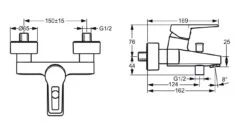 Hansa Twist - Badmengkraan Opbouw, Chroom 09742185 -Badkamerartikelen Winkel 58706ce06768665c74cfe7c8