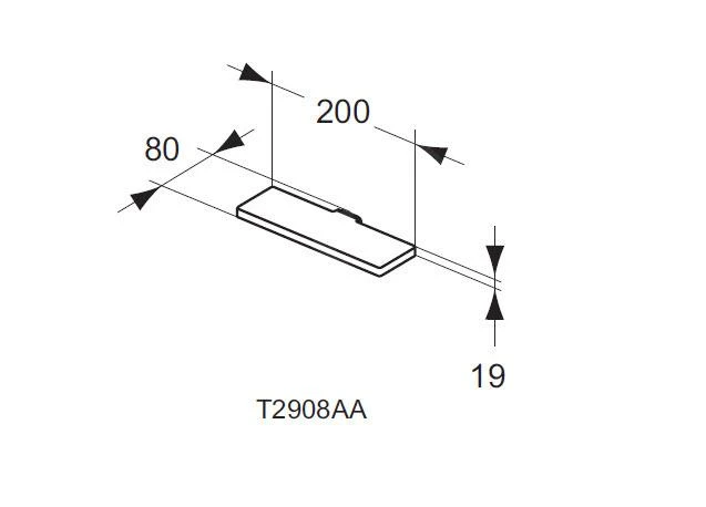 Ideal Standard Mirror&Light - LED-verlichting Compact 200x80x19 Mm, 6W, Chroom T2908AA 4 Ideal Standard Mirror&Light - LED-verlichting Compact 200x80x19 Mm, 6W, Chroom T2908AA - Afbeelding 2