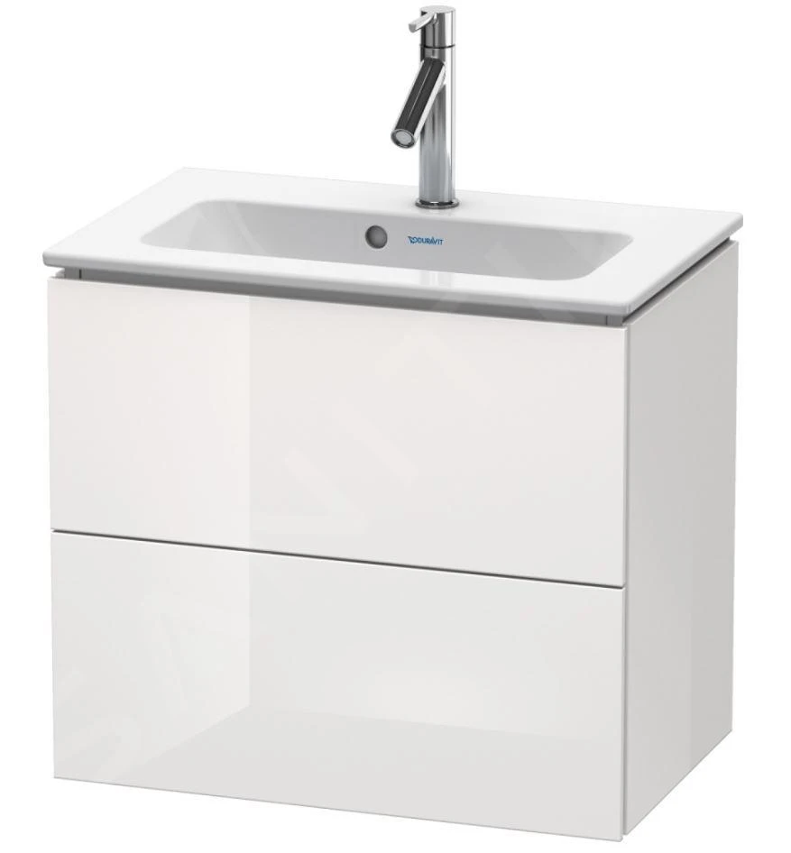 Duravit L-Cube - Wastafelonderkast Compact, 550x620x391 Mm, 2 Laden, Glanzend Wit LC625602222 3 Duravit L-Cube - Wastafelonderkast Compact, 550x620x391 Mm, 2 Laden, Glanzend Wit LC625602222