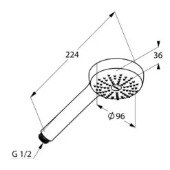 Kludi Logo - Handdouche, Chroom 6810005-00 -Badkamerartikelen Winkel 5dbba1d037d45a4033dc8e90