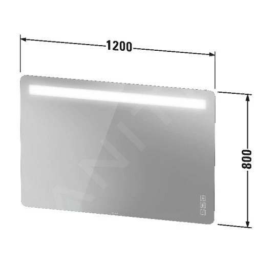 Duravit Luv - Spiegel 1200x800 Mm, Met LED-verlichting En Verwarming LU9659000000000 4 Duravit Luv - Spiegel 1200x800 Mm, Met LED-verlichting En Verwarming LU9659000000000 - Afbeelding 2