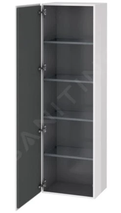 Duravit L-Cube - Hoge Badkamerkast 1760x500x363 Mm, Links, Glanzend Wit LC1181L2222 -Badkamerartikelen Winkel 6232b7754f1f7db875700335
