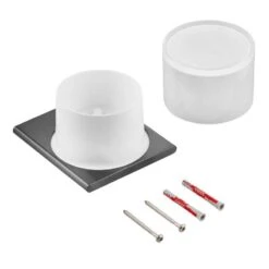 Keuco Edition 400 - Zeepdispenser Met Houder, 150 Ml, Mat Glas/zwart Chroom Geborsteld 11552139000 -Badkamerartikelen Winkel 63385ca1e3eb885826edc42f