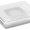 Sapho Flori - Zeepschaal Met Houder, Melkglas/chroom RF002 -Badkamerartikelen Winkel 63f85dedfa06e968794a12ff