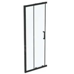 Ideal Standard Connect 2 - Schuif Douchedeur, 2-delig, 900 Mm, Zwart/helder Glas K9261V3