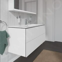 Duravit L-Cube - Wastafelonderkast 550x1220x481 Mm, 2 Laden, Wit Mat LC624301818 -Badkamerartikelen Winkel 6d0a363fcf3f1cc019fcfd03