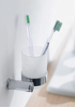 Duravit D-Code - Tandenborstelhouder, Rechts, Melkglas/chroom 0099201000 -Badkamerartikelen Winkel 6e6c7c7e187d1d23b8252a0f